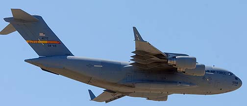 Boeing C-17A Globemaster III 99-0058 of the 58th Airlift Squadron based at Altus AFB, Oklahoma